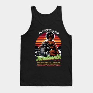 HotRod - Vintage Retro Dawn After Dusk: A  Pin-up 19 June Juneteenth Tribute Tank Top